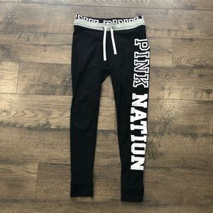 New Victorias Secret PINK DrawString Yoga leggings